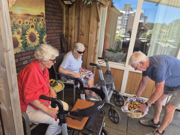 Duurzame beleeftuin op balkon Het Dijkhuis
